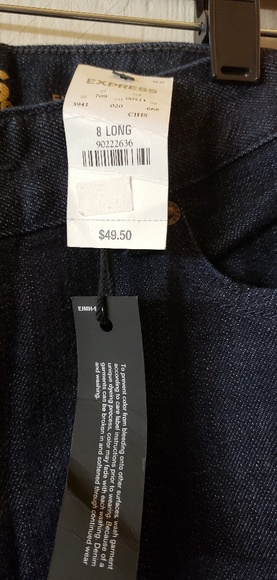 Express "Eva Longoria" Denim Flare Jeans 8L - Picture 3 of 4